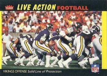 1987 Fleer Team Action #31 Solid Line of Protection Front
