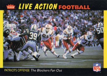 1987 Fleer Team Action #33 The Blockers Fan Out Front