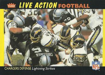 1987 Fleer Team Action #48 Lightning Strikes Front