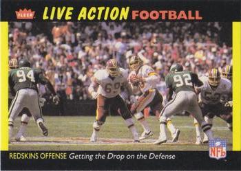 1987 Fleer Team Action #55 Getting the Drop on the Defense Front