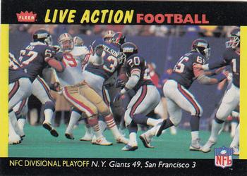 1987 Fleer Team Action #63 1986 NFC Divisional Playoff Front