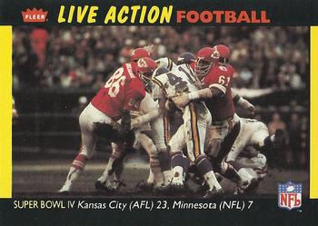 1987 Fleer Team Action #68 Super Bowl IV Front