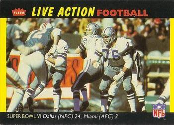 1987 Fleer Team Action #70 Super Bowl VI Front