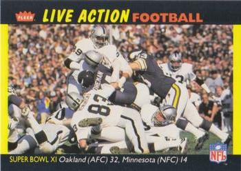 1987 Fleer Team Action #75 Super Bowl XI Front