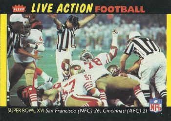 1987 Fleer Team Action #80 Super Bowl XVI Front