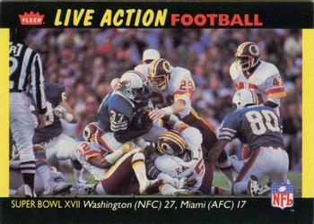 1987 Fleer Team Action #81 Super Bowl XVII Front