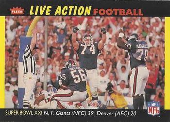 1987 Fleer Team Action #85 Super Bowl XXI Front
