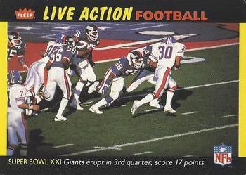 1987 Fleer Team Action #87 Super Bowl XXI Front