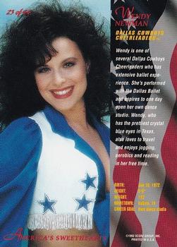 1993 Score Group Dallas Cowboy Cheerleaders  #23 Wendy Newman Back