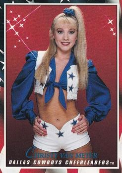 1993 Score Group Dallas Cowboy Cheerleaders  #31 Christy van Meter Front