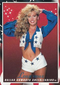 1993 Score Group Dallas Cowboy Cheerleaders  #32 Leslie Vitale Front