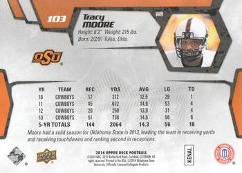 2014 Upper Deck #103 Tracy Moore Back