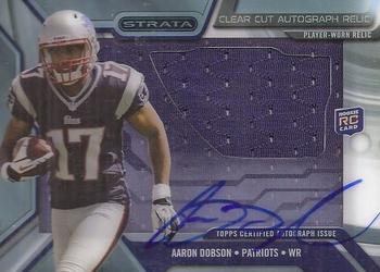2013 Topps Strata - Clear Cut Autograph Relic Rookies #CCAR-AD Aaron Dobson Front