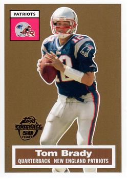 2005 Topps Turn Back the Clock #6 Tom Brady Front