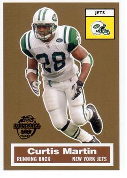 2005 Topps Turn Back the Clock #7 Curtis Martin Front
