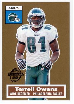2005 Topps Turn Back the Clock #8 Terrell Owens Front