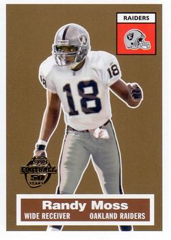 2005 Topps Turn Back the Clock #10 Randy Moss Front