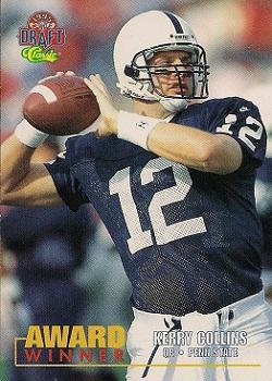 1995 Classic NFL Rookies #104 Kerry Collins Front