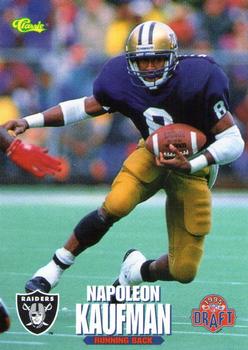 1995 Classic NFL Rookies #18 Napoleon Kaufman Front