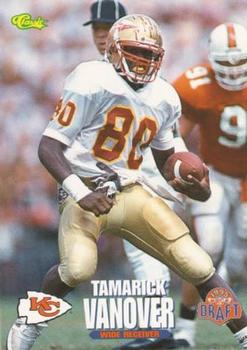 1995 Classic NFL Rookies #49 Tamarick Vanover Front