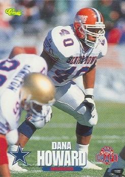 1995 Classic NFL Rookies #81 Dana Howard Front