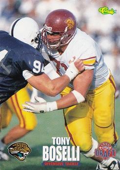 1995 Classic NFL Rookies #2 Tony Boselli Front