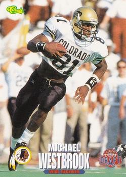 1995 Classic NFL Rookies #4 Michael Westbrook Front