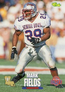 1995 Classic NFL Rookies #13 Mark Fields Front