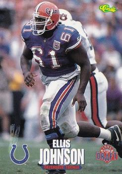 1995 Classic NFL Rookies #15 Ellis Johnson Front