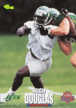 1995 Classic NFL Rookies #16 Hugh Douglas Front