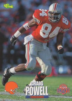1995 Classic NFL Rookies #30 Craig Powell Front