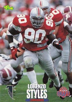 1995 Classic NFL Rookies #36 Lorenzo Styles Front