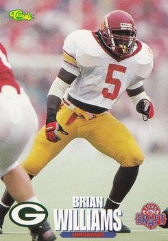 1995 Classic NFL Rookies #37 Brian Williams Front