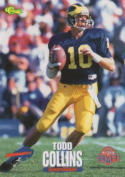 1995 Classic NFL Rookies #42 Todd Collins Front