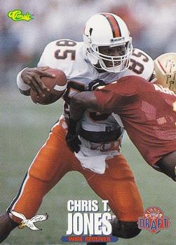 1995 Classic NFL Rookies #48 Chris T. Jones Front