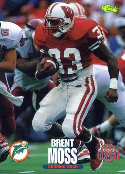 1995 Classic NFL Rookies #53 Brent Moss Front