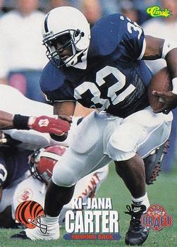 1995 Classic NFL Rookies #67 Ki-Jana Carter Front