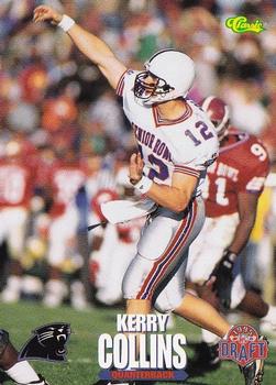 1995 Classic NFL Rookies #68 Kerry Collins Front