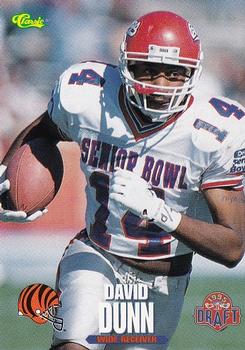 1995 Classic NFL Rookies #80 David Dunn Front
