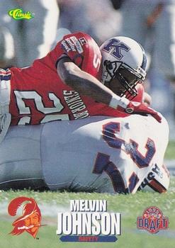1995 Classic NFL Rookies #82 Melvin Johnson Front