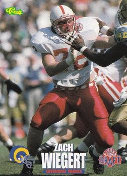 1995 Classic NFL Rookies #88 Zach Wiegert Front