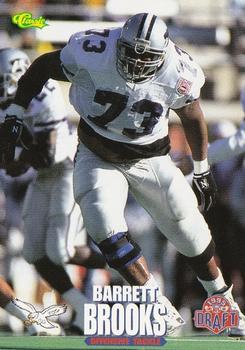1995 Classic NFL Rookies #89 Barrett Brooks Front