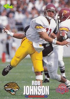 1995 Classic NFL Rookies #97 Rob Johnson Front