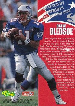 1995 Classic NFL Rookies #106 Drew Bledsoe Back