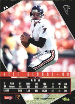 1995 Classic Images Limited Live #22 Jeff George Back