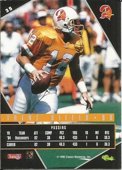 1995 Classic Images Limited Live #35 Trent Dilfer Back