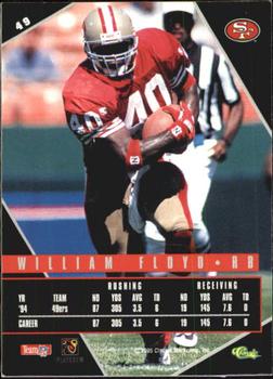 1995 Classic Images Limited Live #49 William Floyd Back