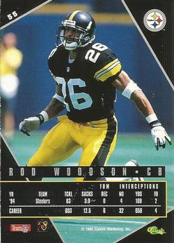 1995 Classic Images Limited Live #55 Rod Woodson Back