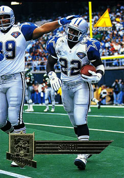 1995 Pinnacle Club Collection #226 Emmitt Smith Front
