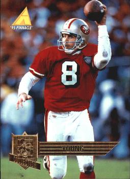 1995 Pinnacle Club Collection #4 Steve Young Front